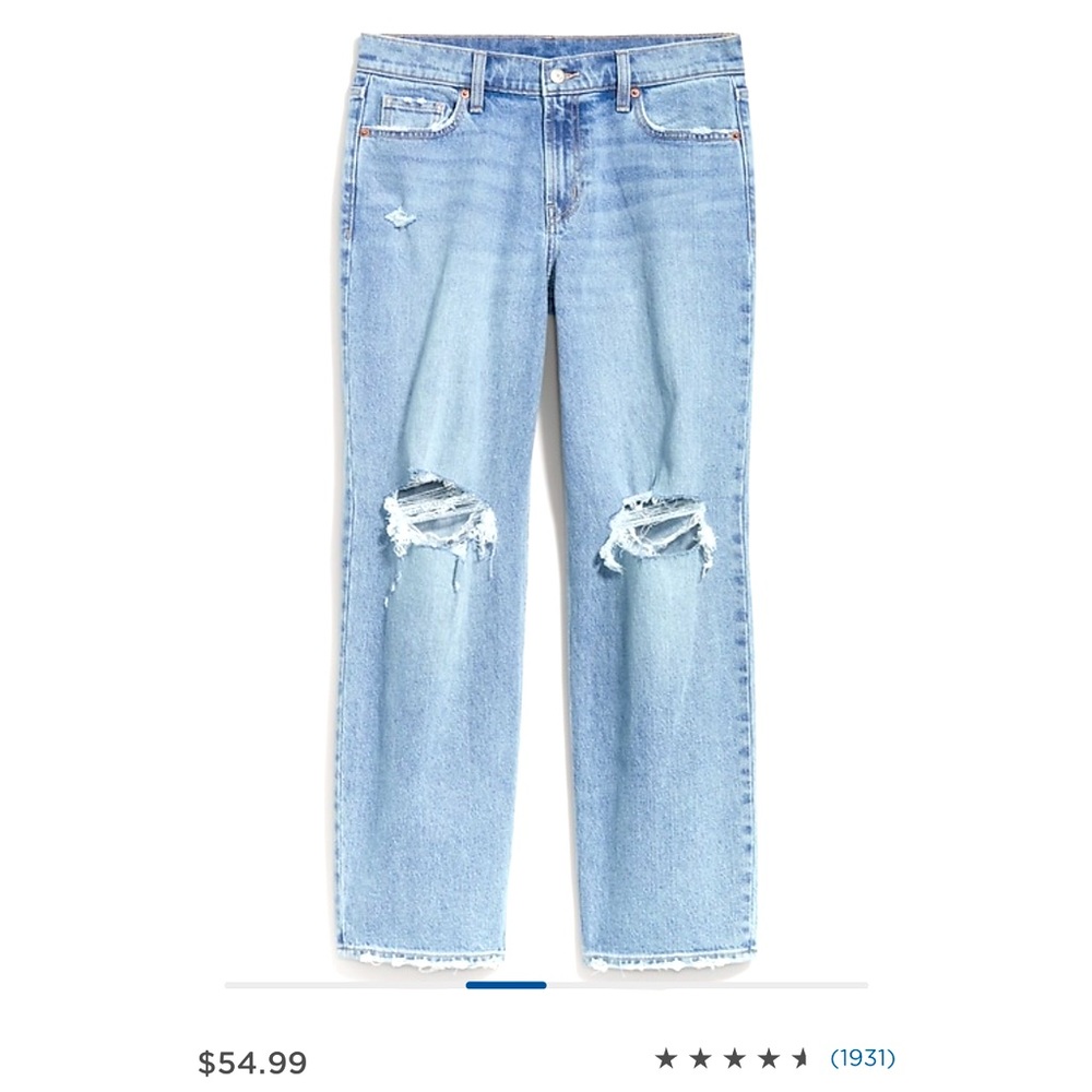 Old Navy boyfriend loose jeans